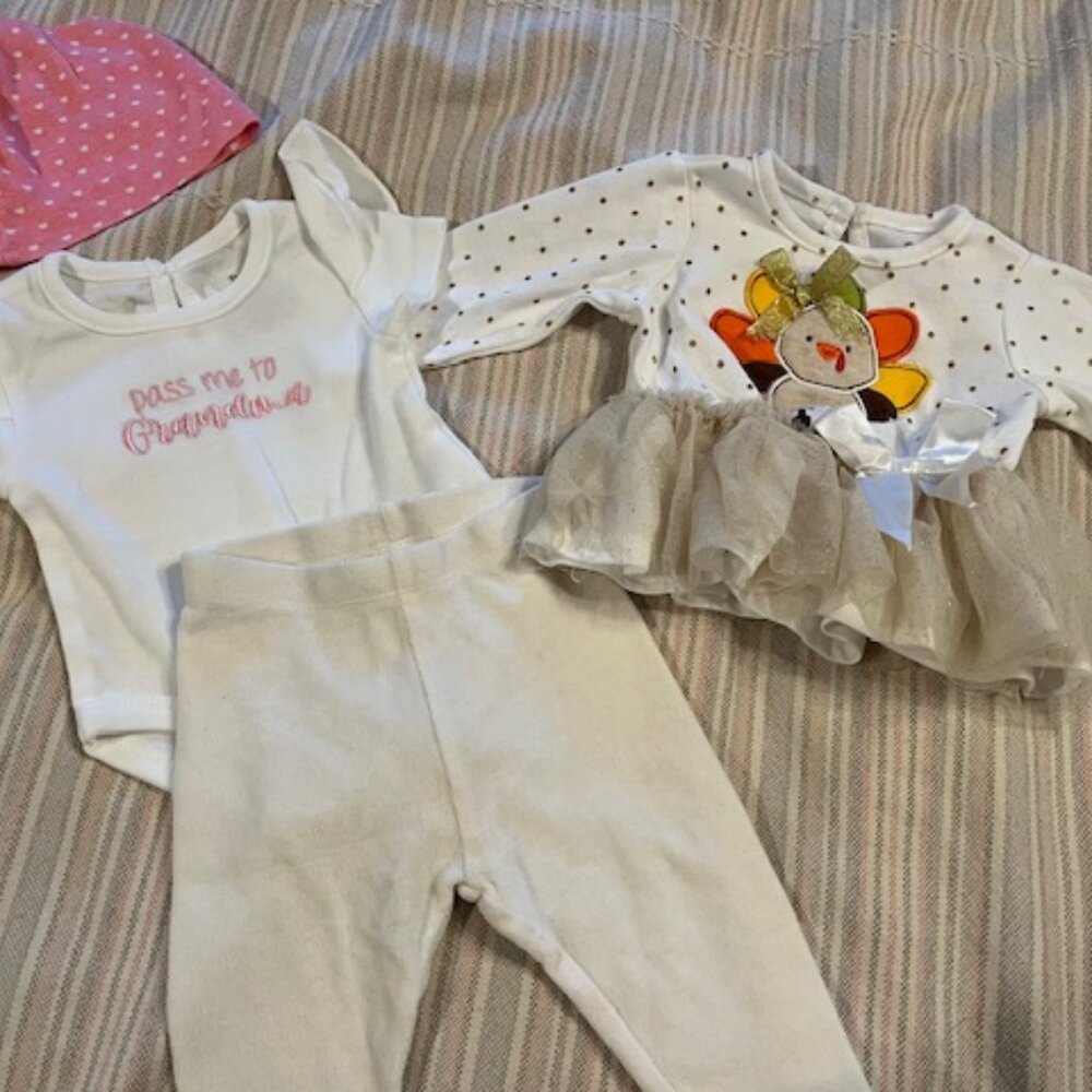 Thanksgiving holiday event bundle for an infant